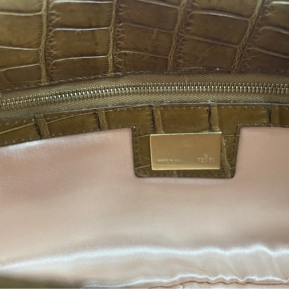 Rare! Vintage Fendi crocodile skin baguette bag - Picture 7 of 7